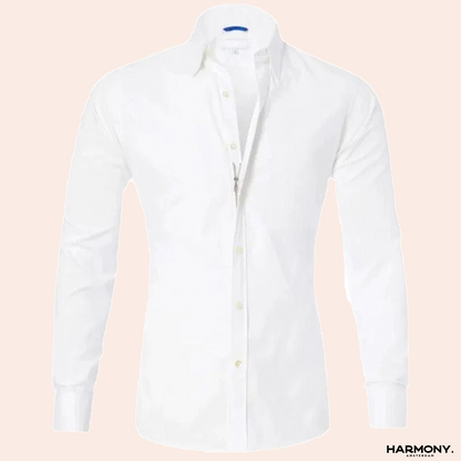 The Augusto | KreukVrij Stretch Shirt met Rits