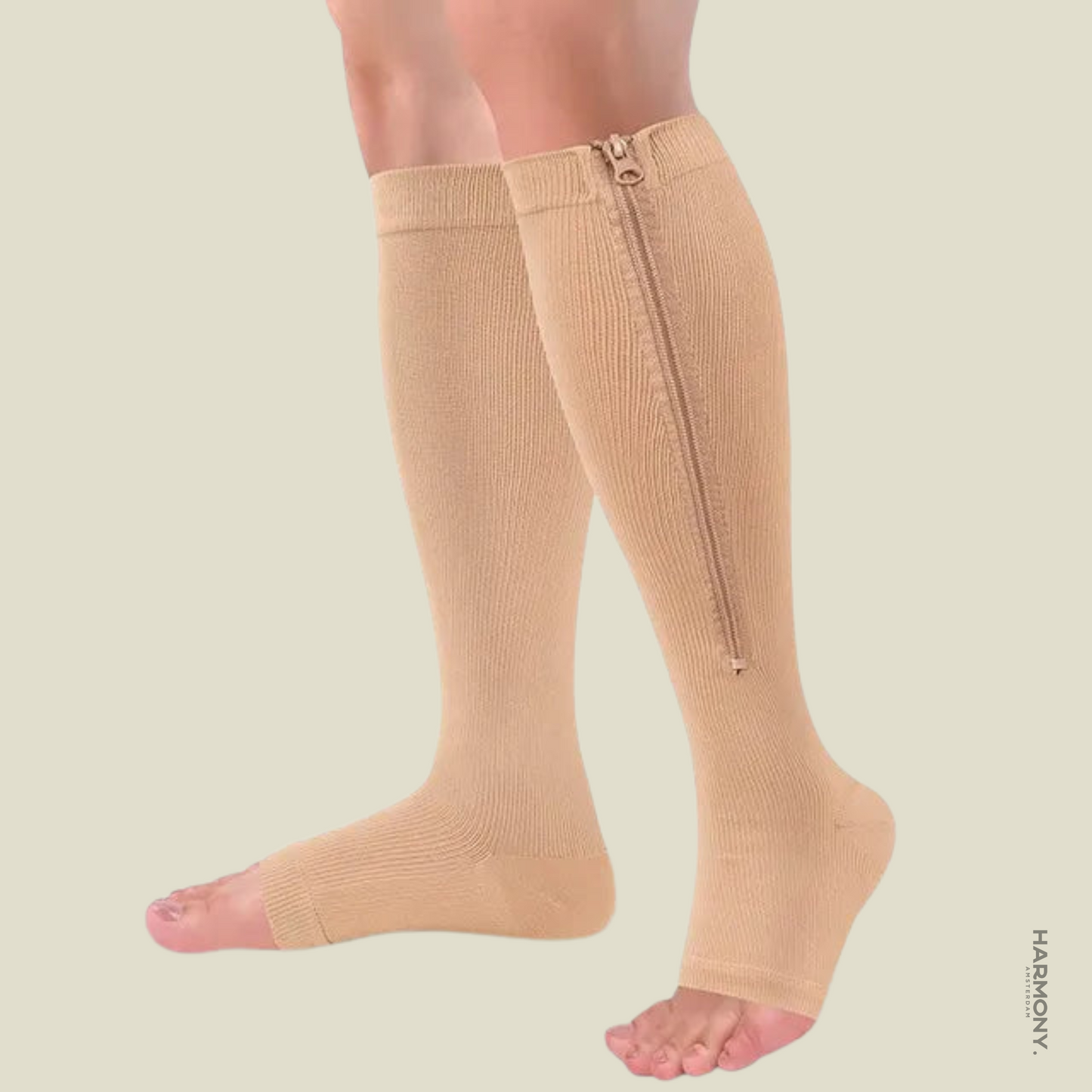 Relax | Tactische Compressiekousen met rits